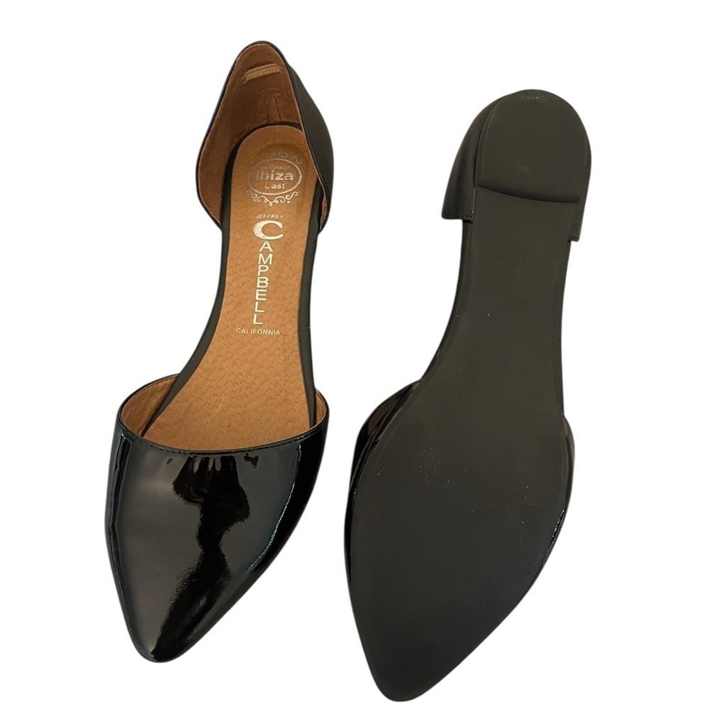 Jeffrey Campbell Black Patent Leather Flats Sz: 8:5